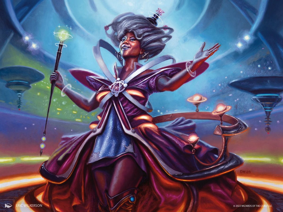 Myra the Magnificent - Unfinity MtG Art