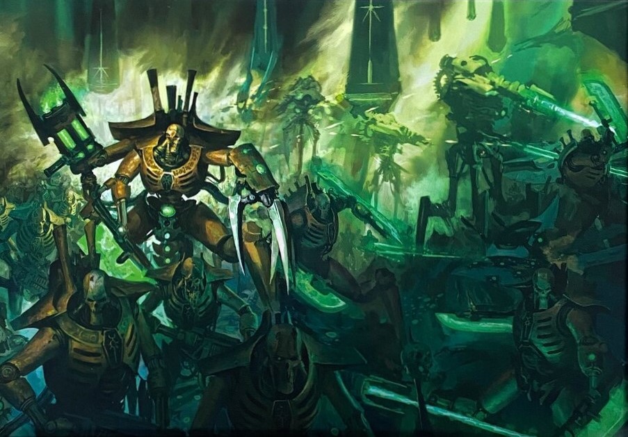 Out of the Tombs - Warhammer 40000 MtG Art