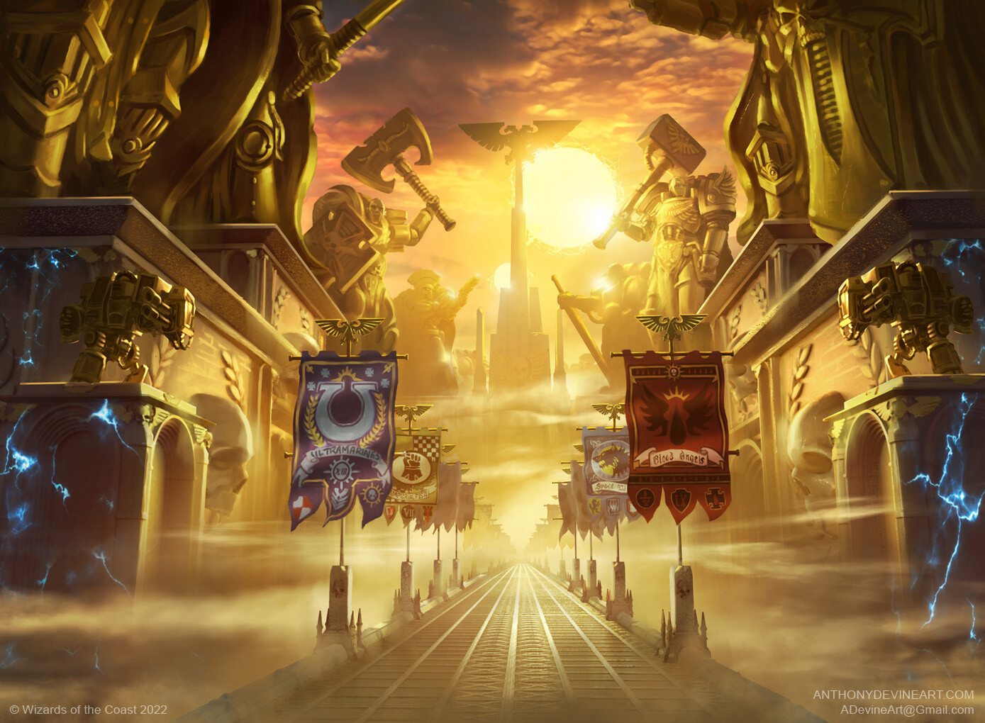 Path of Ancestry - Warhammer 40000 MtG Art