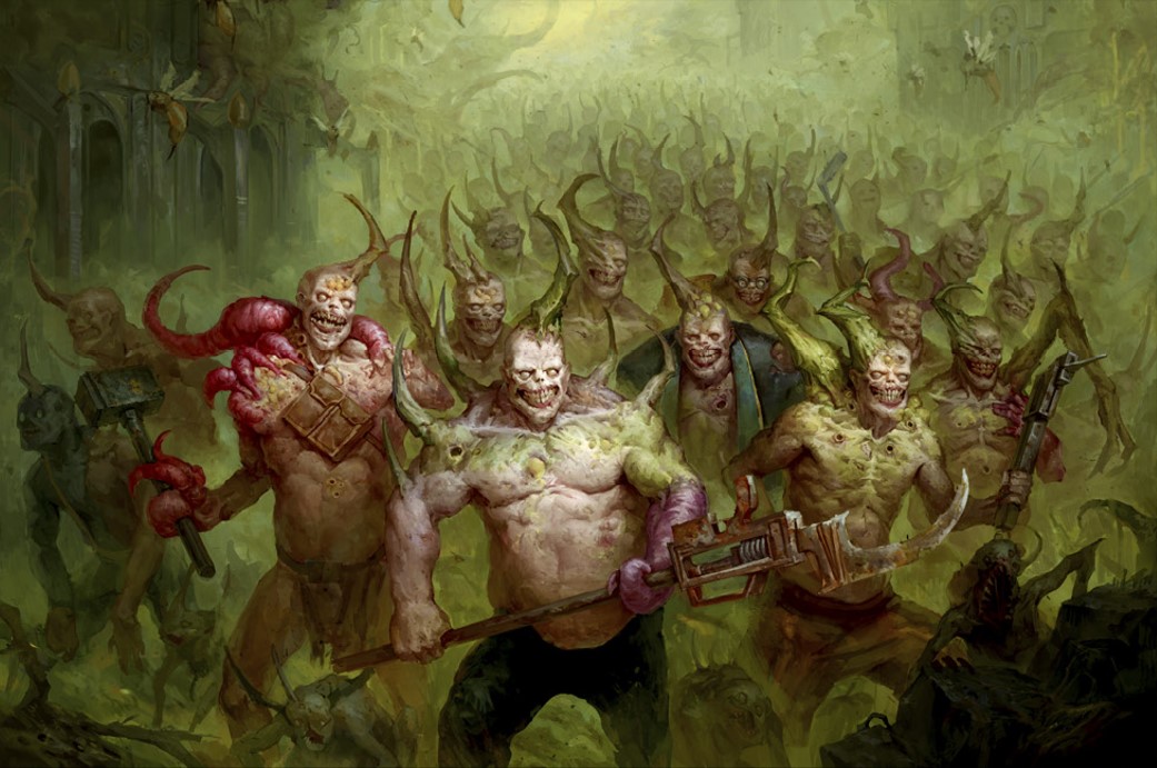 Poxwalkers - Warhammer 40000 MtG Art