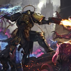 Primaris Chaplain - Warhammer 40000 MtG Art