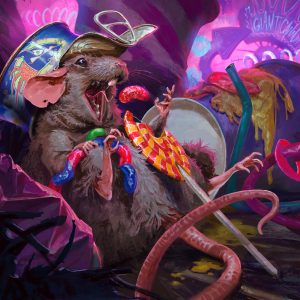 Rat in the Hat - Unfinity MtG Art