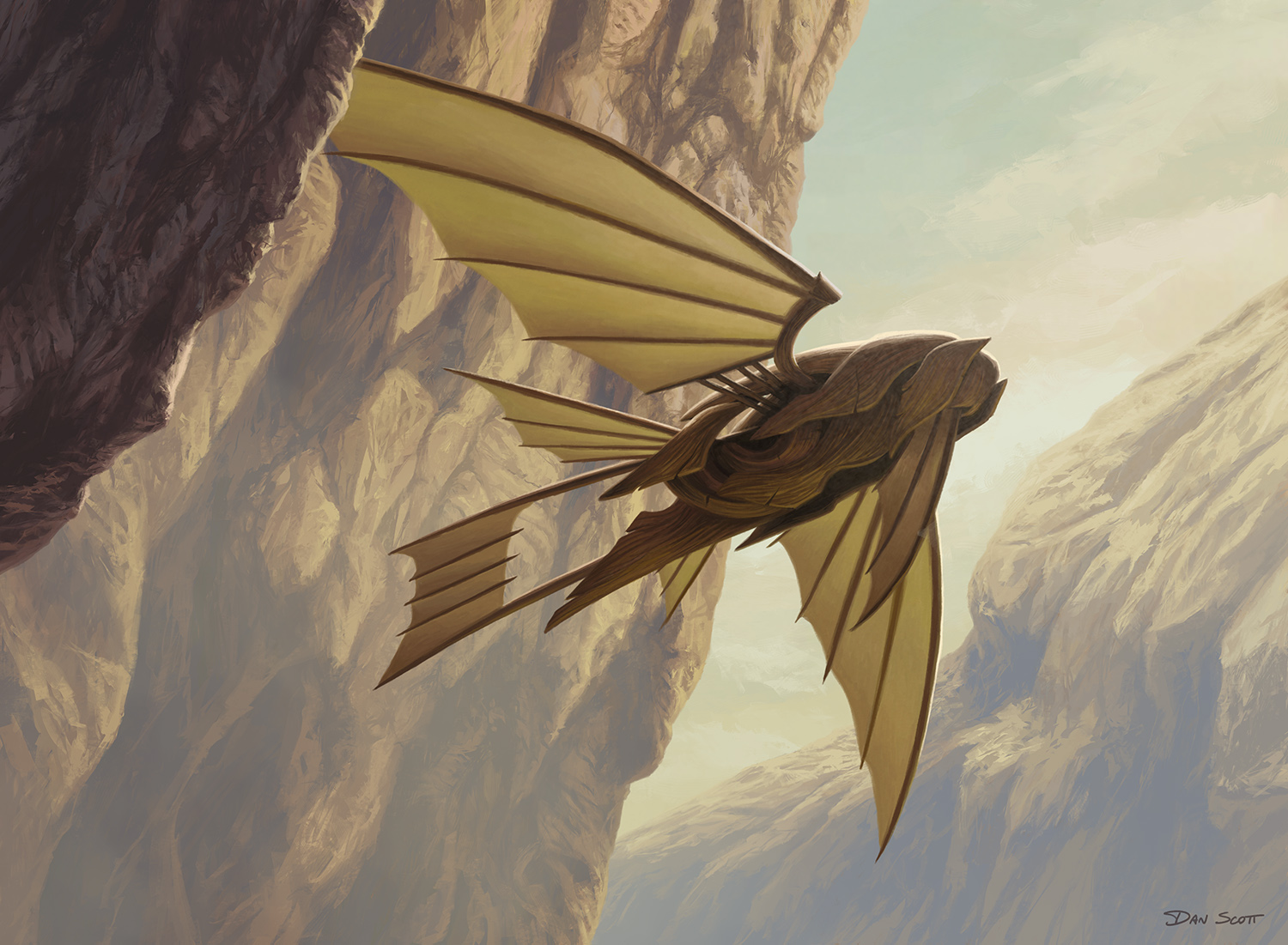 Reconstructed Thopter - The Brothers' War MtG Art