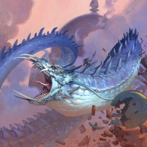 Sarinth Greatwurm - The Brothers' War MtG Art