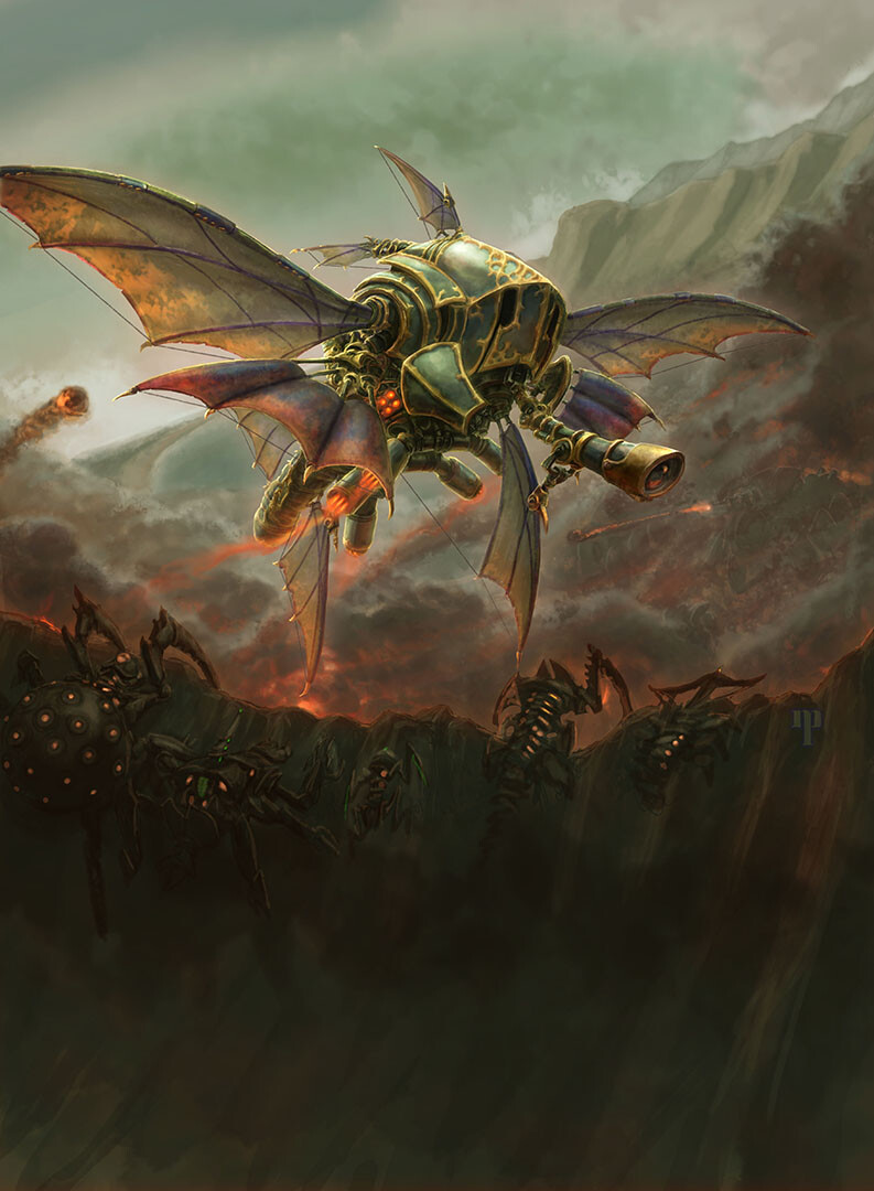 Spotter Thopter - The Brothers' War MtG Art