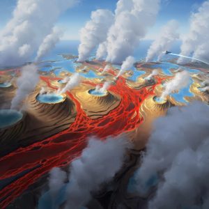 Steam Vents - Unfinity MtG Art