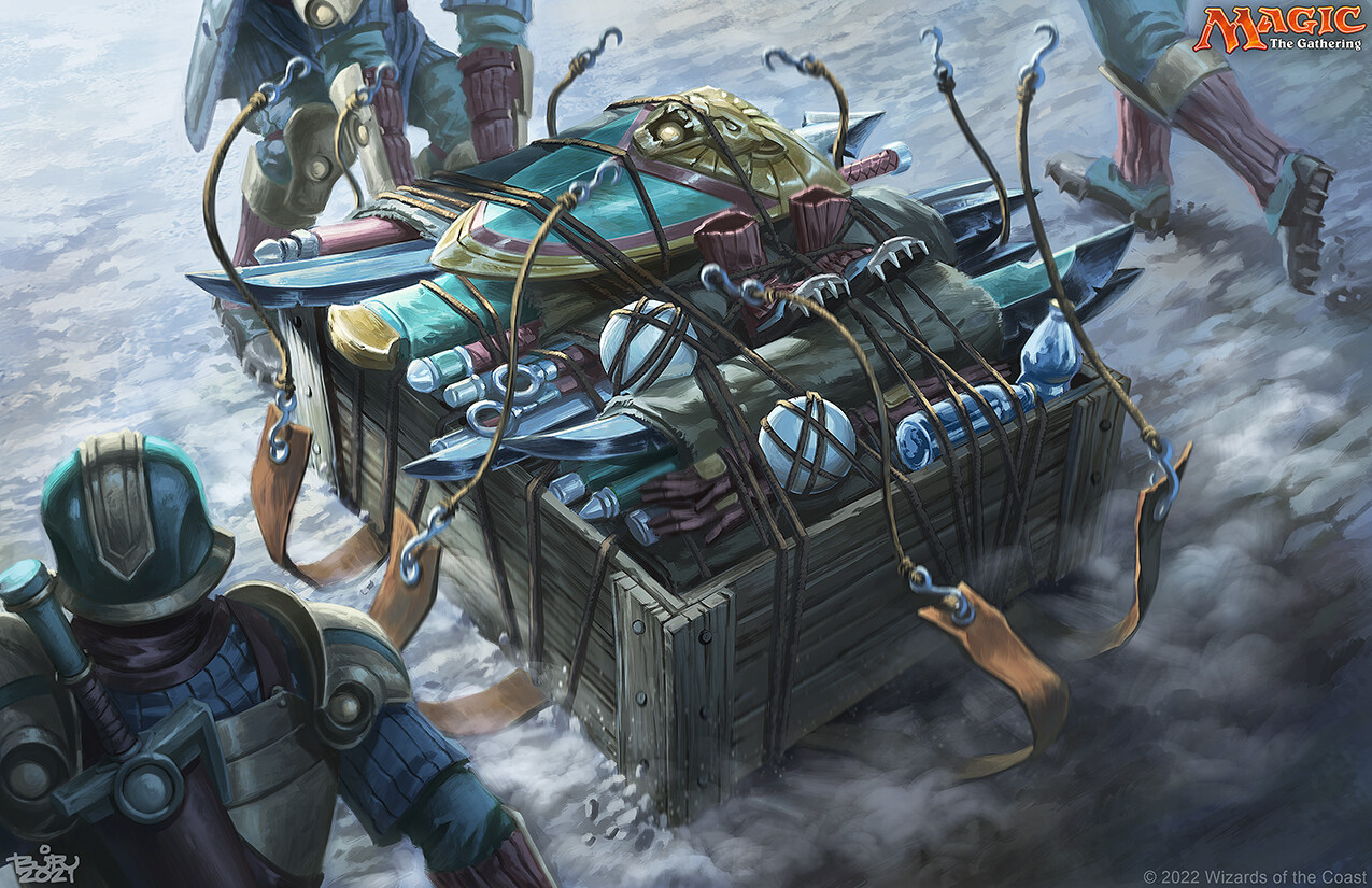 Supply Drop - The Brothers' War MtG Art