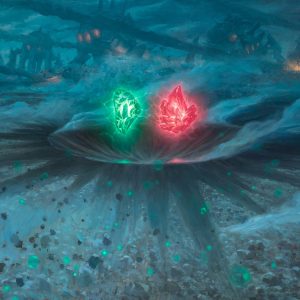 The Mightstone and Weakstone - The Brothers' War MtG Art