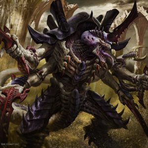 The Swarmlord - Warhammer 40000 MtG Art