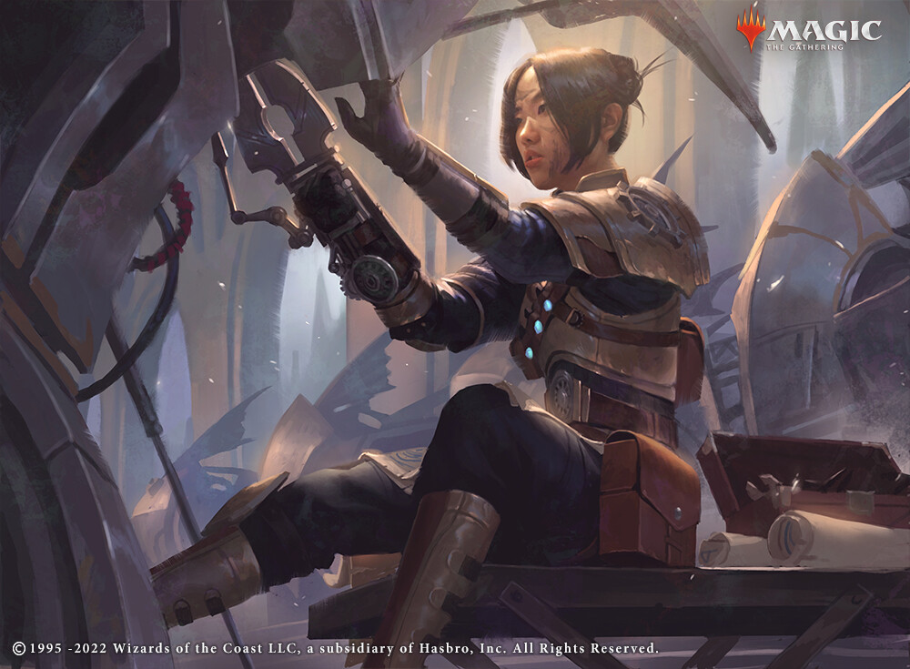 Thopter Mechanic - The Brothers' War MtG Art