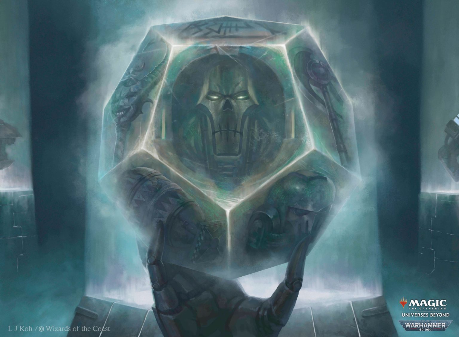 Thought Vessel MtG Art from Warhammer 40000 Set by L J Koh - Art of ...