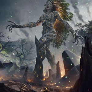 Titania, Gaea Incarnate - The Brothers' War MtG Art