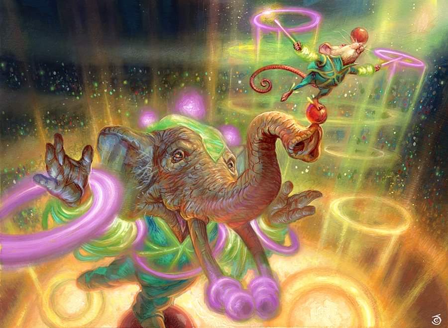 Tusk and Whiskers - Unfinity MtG Art