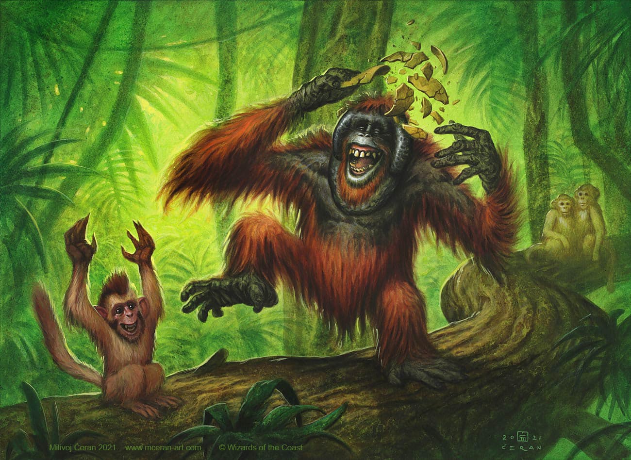 Uktabi Orangutan - Jumpstart 2022 MtG Art