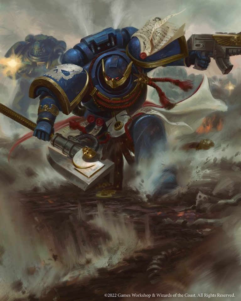 Ultramarines Honour Guard Token MtG Art from Warhammer 40000 Set by ...