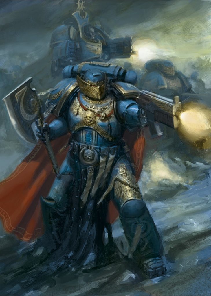 Ultramarines Honour Guard Mtg Art From Warhammer 40000 Set By Games Workshop Art Of Magic The 8331
