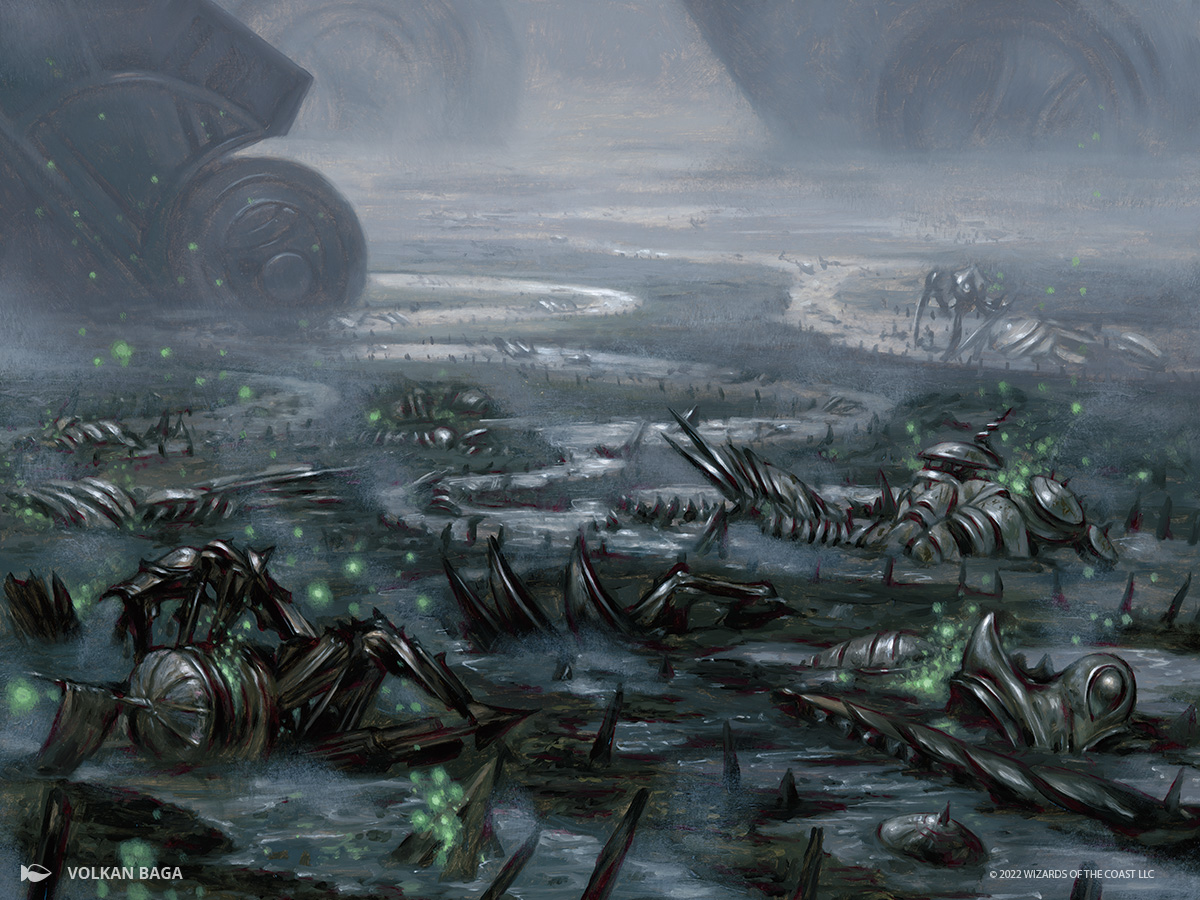 Underground River - The Brothers' War MtG Art