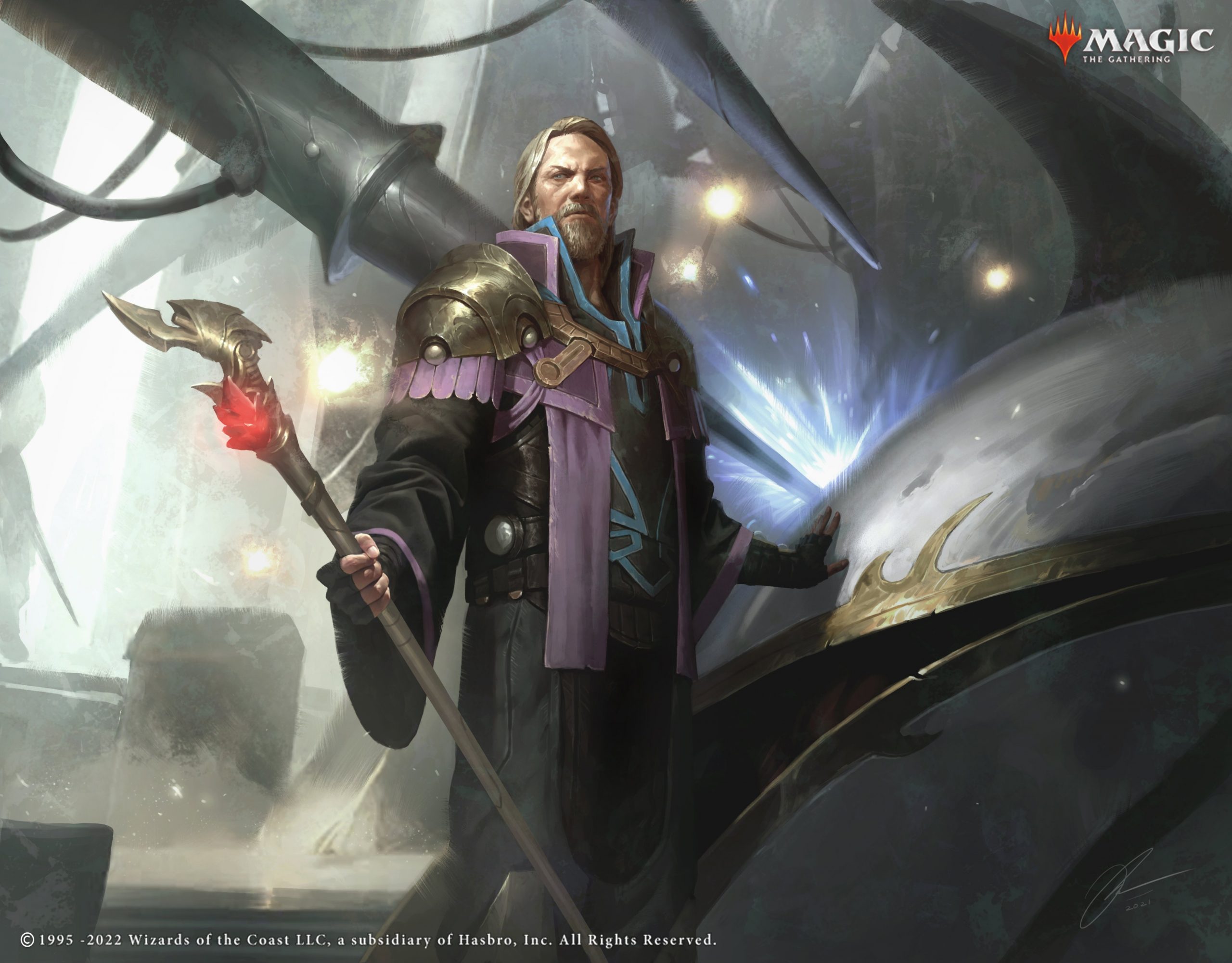 Urza, Prince of Kroog MtG Art from The Brothers' War Set by Joshua