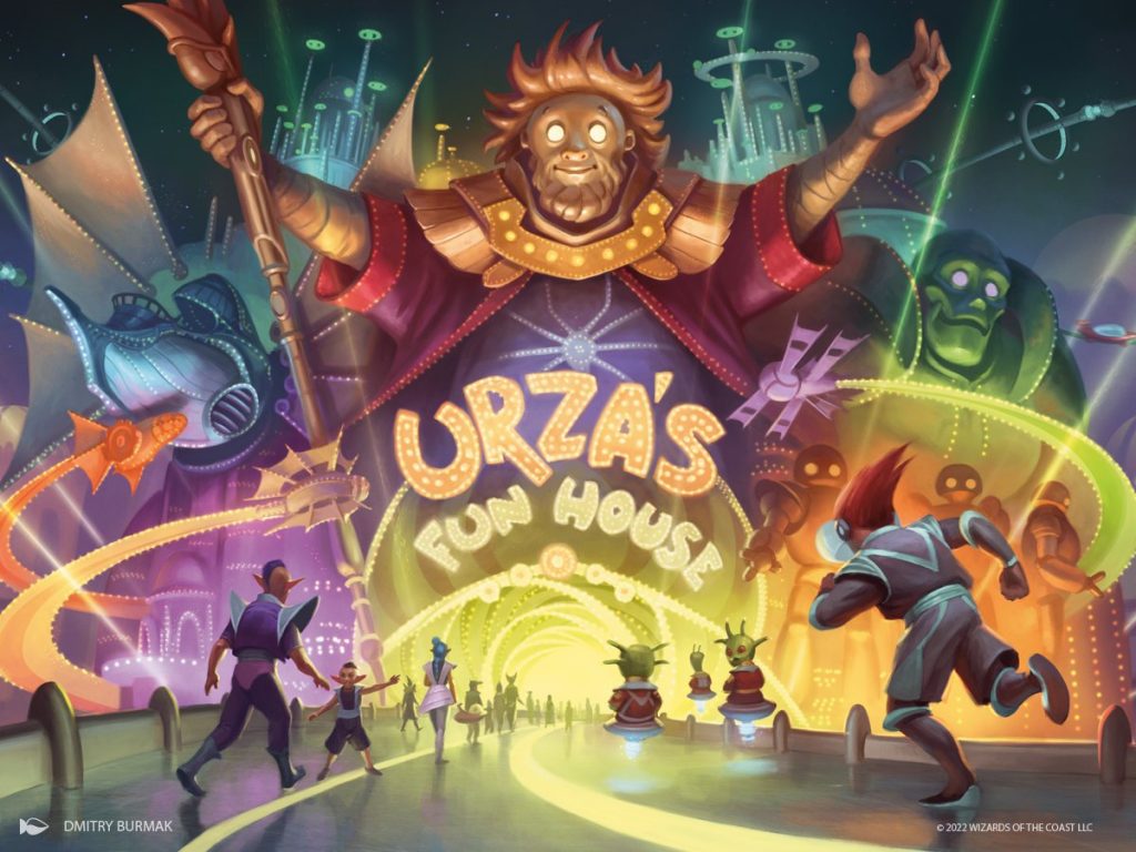 Urza S Fun House Mtg Art From Unfinity Set By Dmitry Burmak Art Of Magic The Gathering