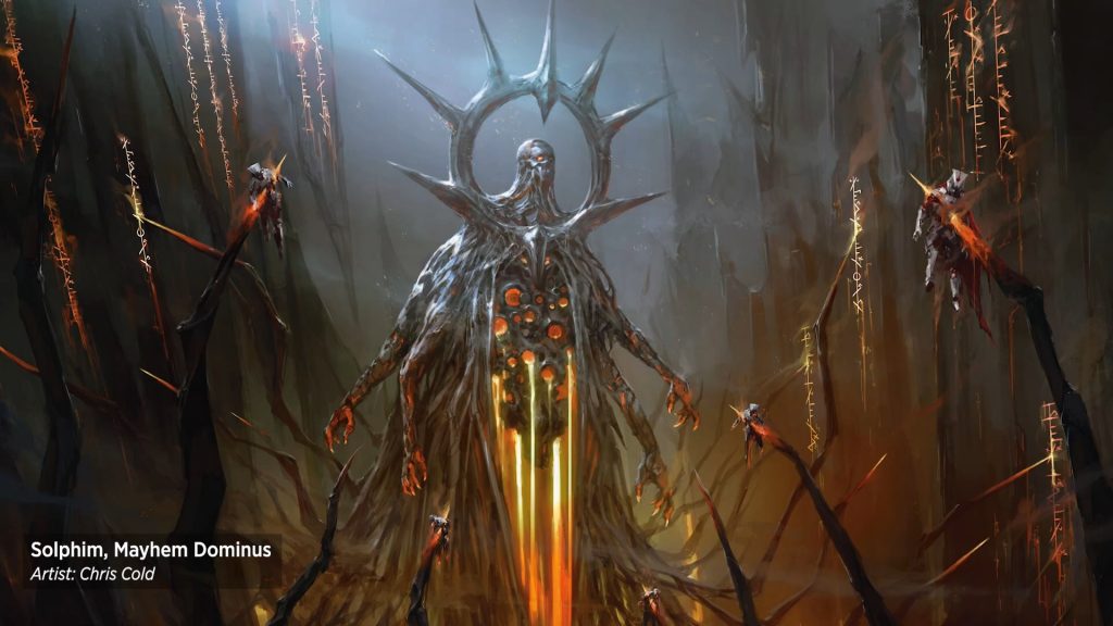 Solphim Mayhem Dominus Mtg Art From Phyrexia All Will Be One Set By