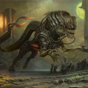 Argentum Masticore - Phyrexia All Will Be One MtG Art