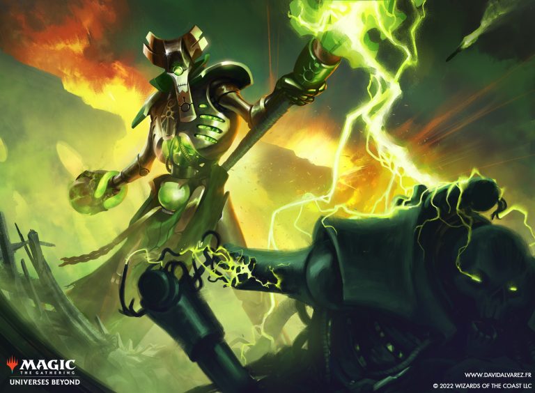 Cryptek MtG Art from Warhammer 40000 Set by David Alvarez - Art of ...