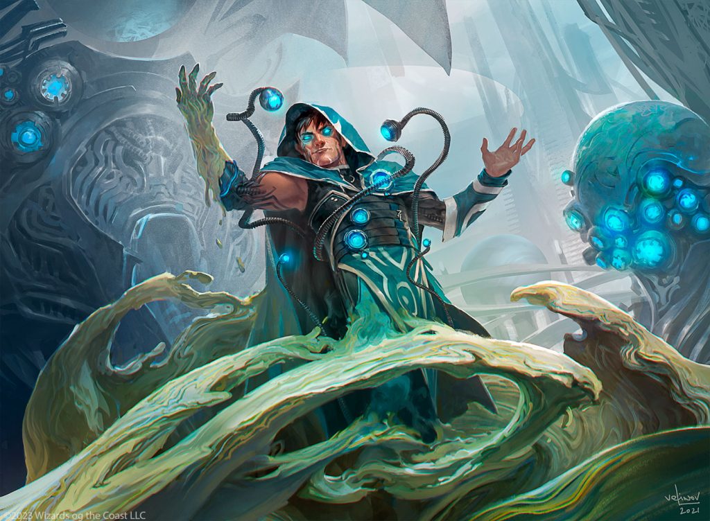 Distorted Curiosity Mtg Art From Phyrexia All Will Be One Set By Svetlin Velinov Art Of Magic