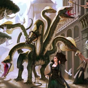 Domesticated Hydra - MtG Art