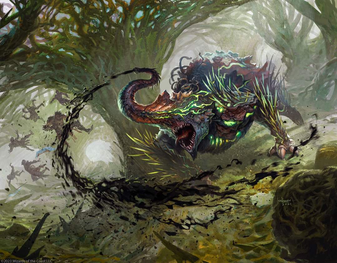 Evolved Spinoderm - Phyrexia All Will Be One MtG Art