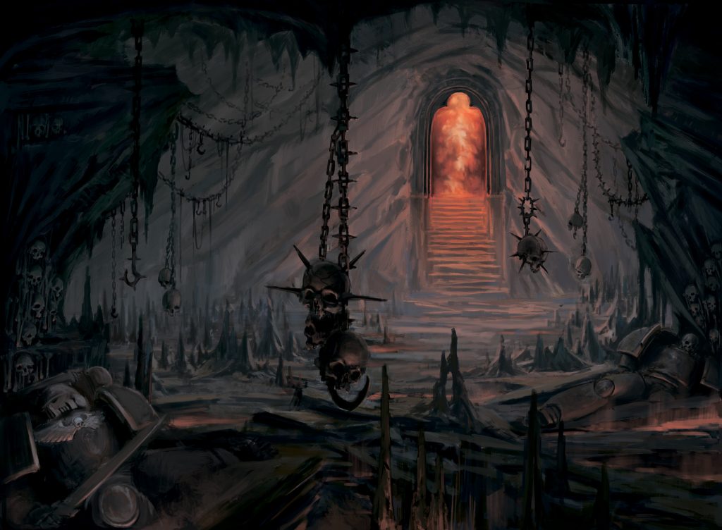 Forgotten Cave MtG Art from Warhammer 40000 Set by Andrey Nyarl - Art ...