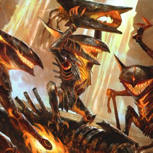 Gleeful Demolition - Phyrexia All Will Be One MtG Art