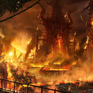 Molten Slagheap - Warhammer 40000 MtG Art