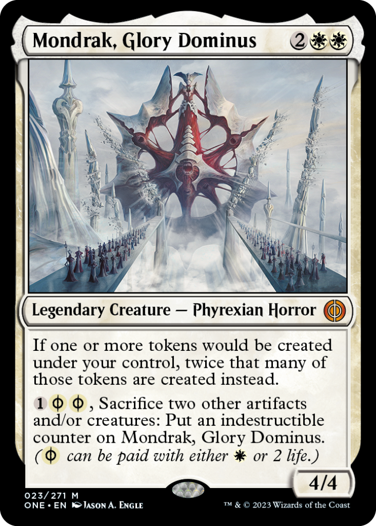 Mondrak, Glory Dominus MtG Art from Phyrexia: All Will Be One Set by ...