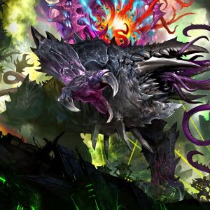 Mutalith Vortex Beast - Warhammer 40000 MtG Art