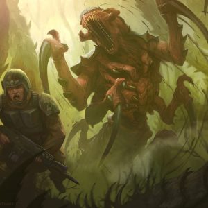 Ravener - Warhammer 40000 MtG Art