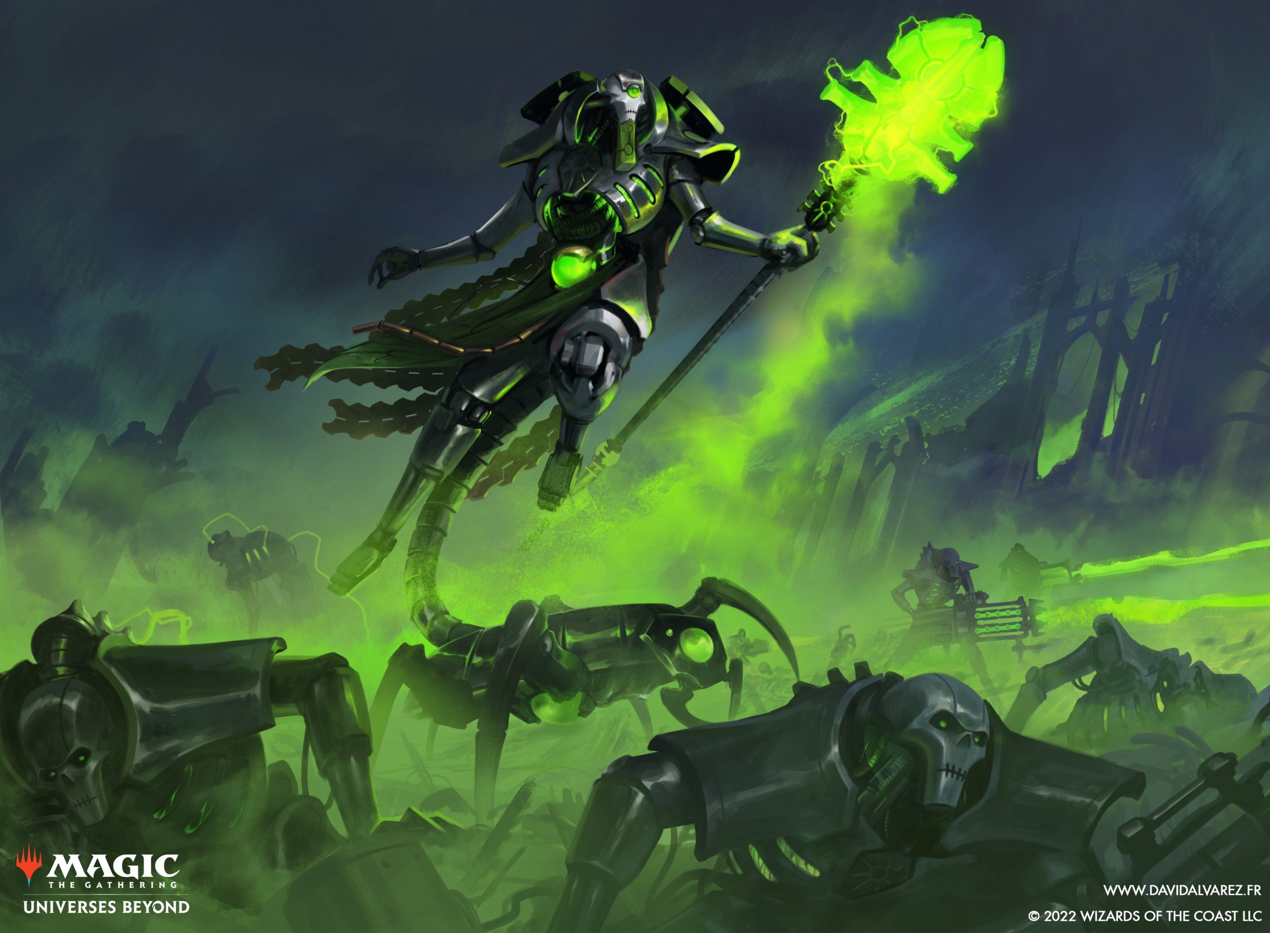 Technomancer - Warhammer 40000 MtG Art