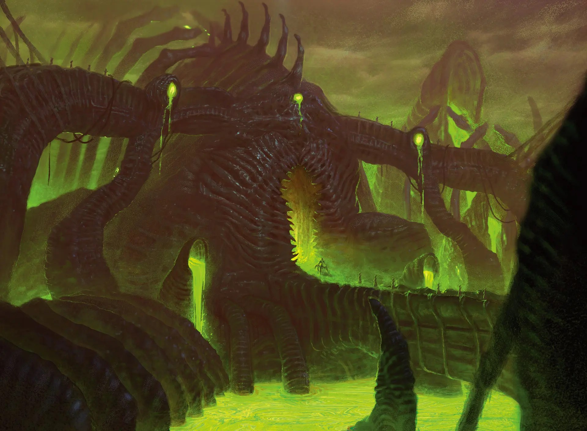 The Dross Pits - Phyrexia All Will Be One MtG Art