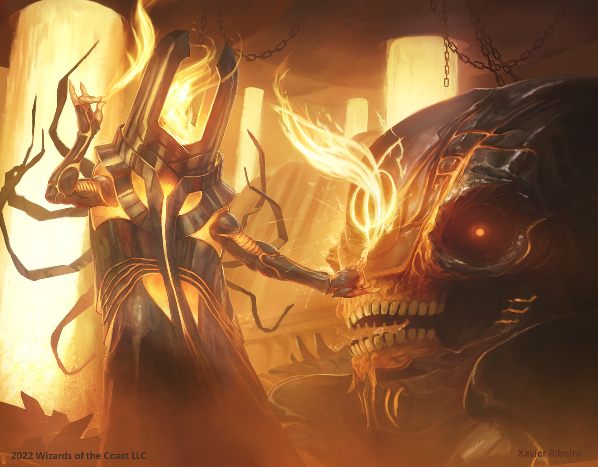 Vindictive Flamestoker - Phyrexia All Will Be One MtG Art