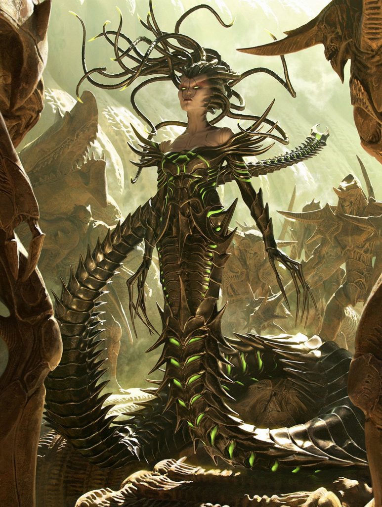 Vraska Betrayals Sting Mtg Art From Phyrexia All Will Be One Set By Chase Stone Art Of 2653