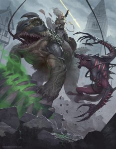 Thalia and The Gitrog Monster MtG Art from March of the Machine Set by ...