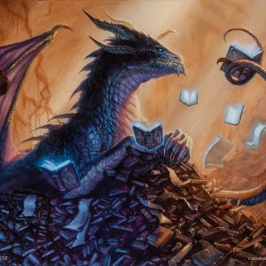 Archive Dragon - Wilds of Eldraine MtG Art