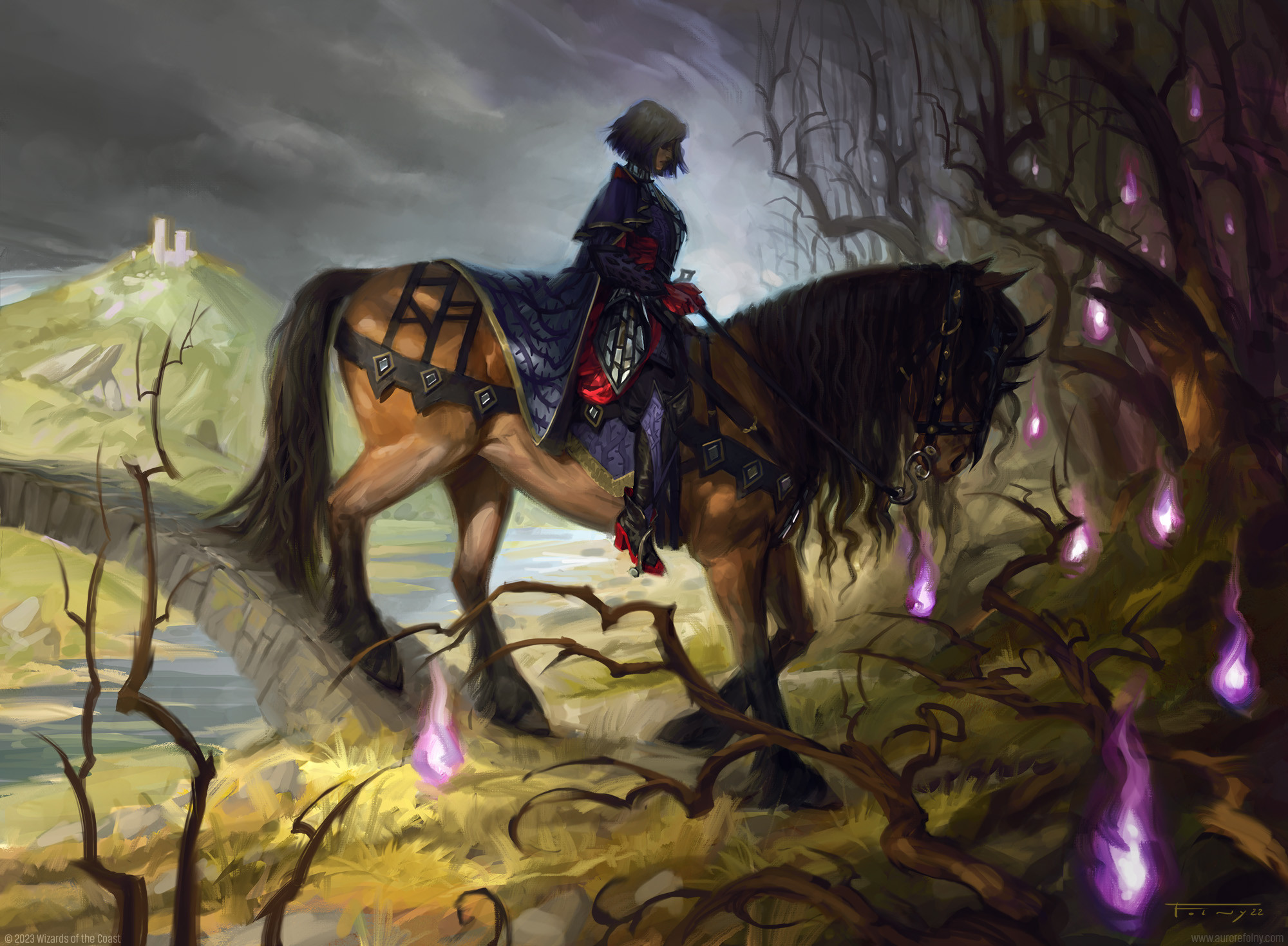 Rowan's Grim Search - Wilds of Eldraine MtG Art