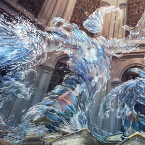 Splashy Spellcaster - Wilds of Eldraine MtG Art