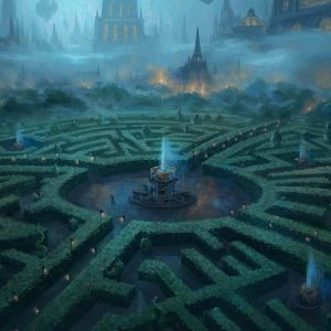 Hedge Maze - Murders at Karlov Manor MtG Art