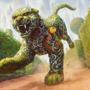 Topiary Panther - Murders at Karlov Manor MtG Art