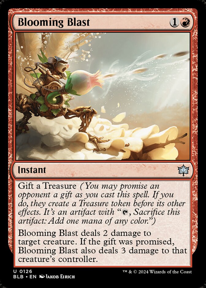 Blooming Blast MtG Art from Bloomburrow Set by Jakob Eirich - Art of ...