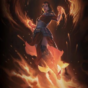 Chandra, Flameshaper - Foundations MtG Art