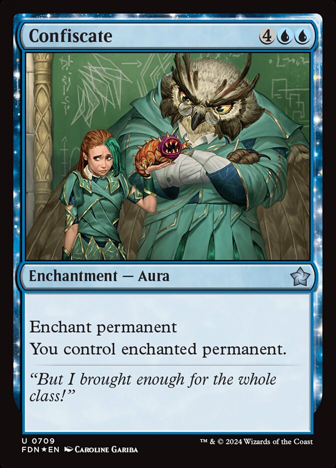 Confiscate - Foundations MtG Card