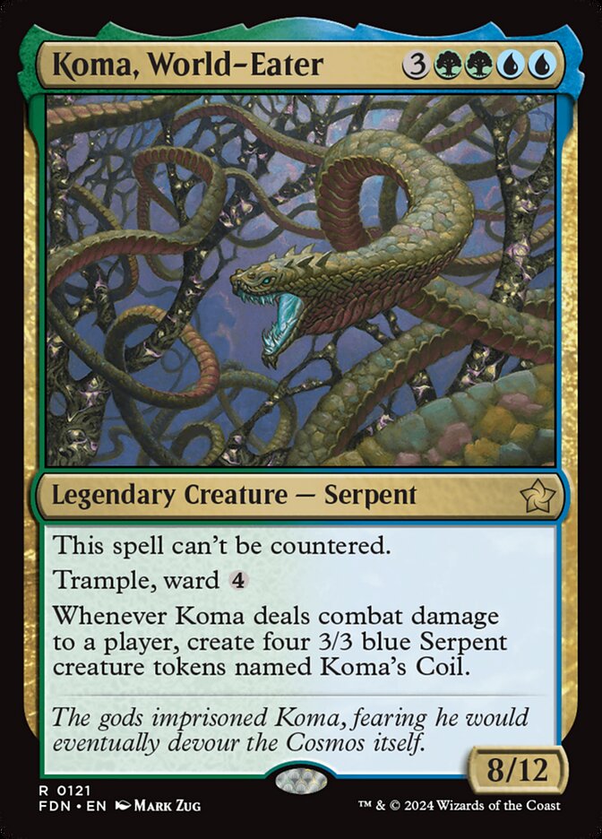 Koma, World-Eater - Foundations Mtg Card