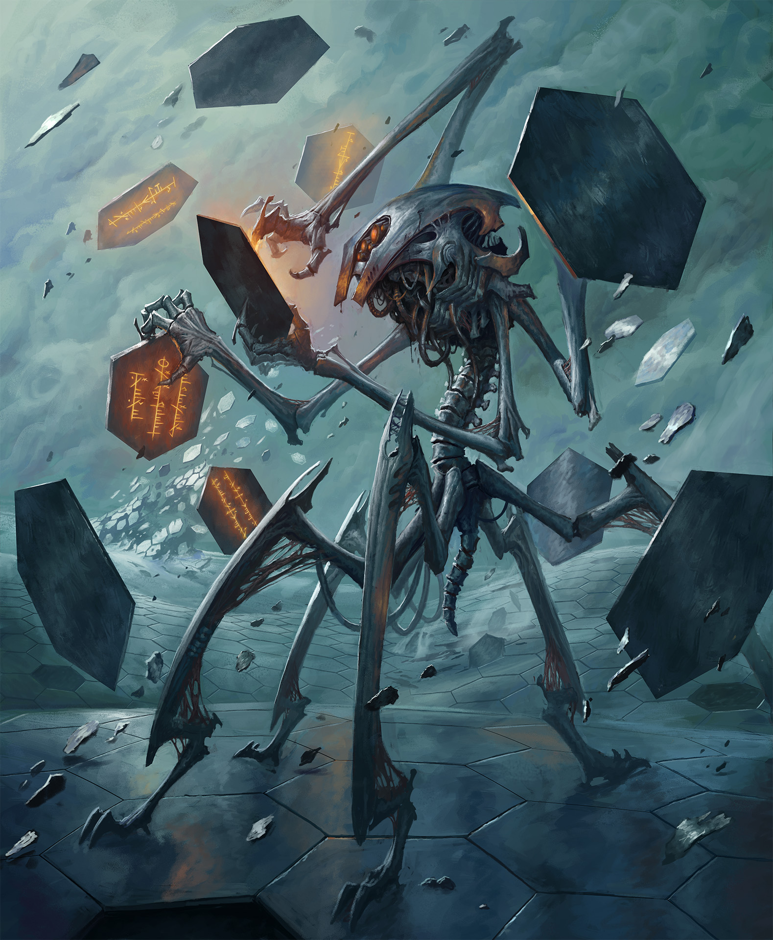 Scrawling Crawler - Foundations Mtg Art